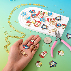 Kit de fabrication de porte-clés à faire soi-même pour la fête des mères&nbsp;DIY-TA0016-27