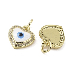 Echte 18 Karat vergoldete Messing Micro Pave Zirkonia Anhänger&nbsp;KK-L209-074G-06