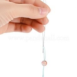 Aiguilles à perler gros yeux pliables en fer&nbsp;TOOL-R095-04