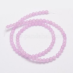 Natürliche und gefärbte Perle Malaysia Jade Stränge&nbsp;G-A146-4mm-A17