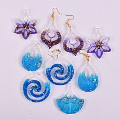 DIY Vortex & Teardrop & Flower & Fan Anhänger Silikonformen&nbsp;LS-SIMO-H008-03