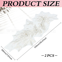 2 Stück Nähornamente aus Polyester&nbsp;DIY-MA0006-90