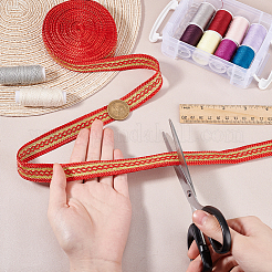 5 verges de rubans en polyester&nbsp;DIY-GA0007-38A