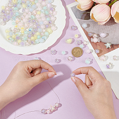 200 pièce de perles acryliques de 25 styles mixtes&nbsp;TACR-ME0001-10
