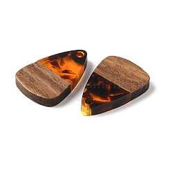 Colgantes de resina & madera&nbsp;WOOD-S061-02O