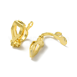 Ohrclips aus Messing zum Aufstecken&nbsp;KK-O143-45G