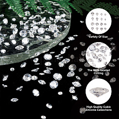 320 Stück 16 Stil Zirkonia Cabochons&nbsp;ZIRC-YS0001-03