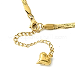 Bracelets à chaîne à chevrons en acier inoxydable 304 avec placage ionique (IP)&nbsp;X-BJEW-R316-01G