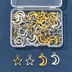 50 pz charms in lega stile tibetano&nbsp;TIBEP-FS0001-30
