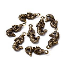 Pendentifs en alliage de style tibétain&nbsp;TIBE-Q050-02AB-LF