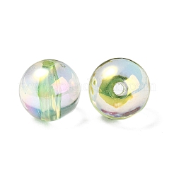 Placcatura uv perline acriliche iridescenti arcobaleno trasparenti&nbsp;OACR-F004-01D