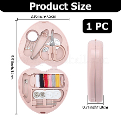 1 set di strumenti per cucire e lavorare a maglia in plastica&nbsp;DIY-CP0013-45B