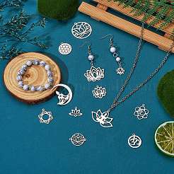 12 pendentif en acier inoxydable de style 201&nbsp;STAS-SZ0002-48P