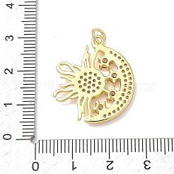 Pendentifs en laiton zircon cubique transparent&nbsp;KK-A293-06G
