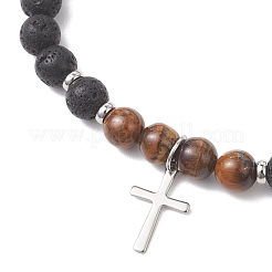201 bracciali con ciondoli in acciaio inossidabile&nbsp;BJEW-JB13246
