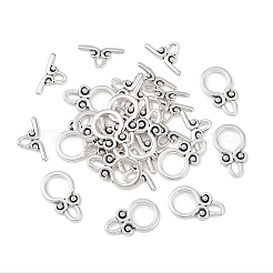 50 Satz Ring-Knebelverschlüsse aus Legierung im tibetischen Stil&nbsp;FIND-YW0009-76