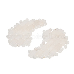 Parches para ojos de jade blanco natural&nbsp;G-D301-A04