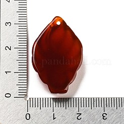 Colgantes tallados de ágata natural teñida&nbsp;G-A098-01D