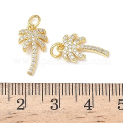 Pendentifs en laiton zircon cubique transparent&nbsp;KK-L253-11G