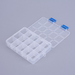 Boîte en plastique de stockage d'organisateur&nbsp;X-CON-WH0001-05