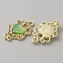 Basi di ciondoli rhinestone in lega&nbsp;PALLOY-WH0105-08E