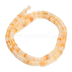 Chapelets de perles jaunes en aventurine naturelle&nbsp;G-Z110-A10-2x4mm-02