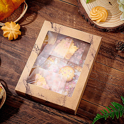 Geschenkboxen aus Papier mit Marmorstrukturmuster&nbsp;CON-BC0006-24A