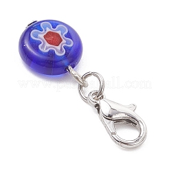 Décorations suspendues en verre millefiori faites à la main&nbsp;HJEW-JM04312