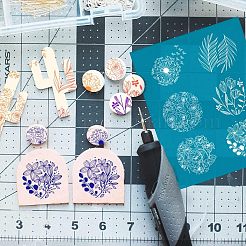 Siebdruckschablone&nbsp;DIY-WH0341-213