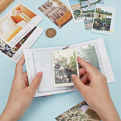 3 pouce pvc mini coeur creux photocard titulaire livre&nbsp;AJEW-WH0038-65P-01