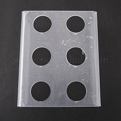 2 Stück rechteckiger Acryl-Displayständer mit 4 und 6 Löchern&nbsp;ODIS-OC0001-21