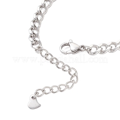 201 Edelstahl-Gliederarmbänder&nbsp;BJEW-JB12936