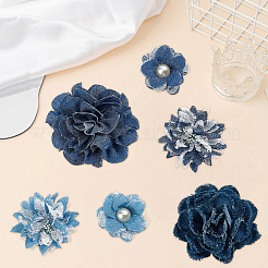 6 stücke 6 arten tuch ornament zubehör&nbsp;DIY-CY0003-19