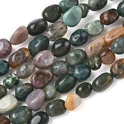 Natur Indien Achat Perlen Stränge&nbsp;G-C286-A12