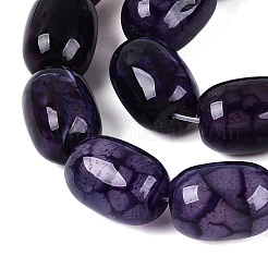Chapelets de perles d'agate naturelle&nbsp;G-Q606-97B-07