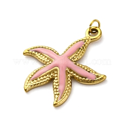 304 Edelstahl-Emaille-Anhänger&nbsp;STAS-E550-45G