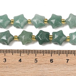 Chapelets de perles en aventurine vert naturel&nbsp;G-Z080-A12-10mm