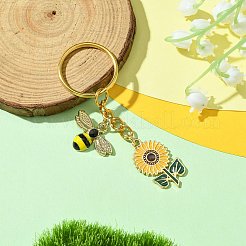 Porte-clés pendentifs en alliage d'émail&nbsp;KEYC-JKC00827