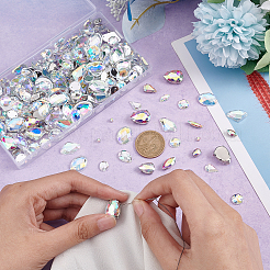 362pcs 16 style coudre sur strass&nbsp;DIY-PH0008-60