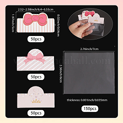 150 stücke 3 arten karton papier falten gedruckt papier karte header&nbsp;CDIS-SP0001-29