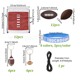 Decorazione per feste a tema rugby&nbsp;DIY-GA0009-57