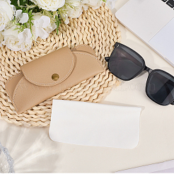 1 funda rectangular de cuero sintético para gafas&nbsp;AJEW-CN0005-53E