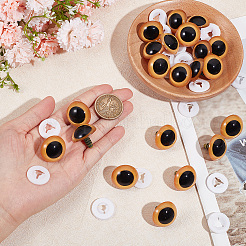 Augen aus Harzpuppenhandwerk&nbsp;DIY-GO0001-44C