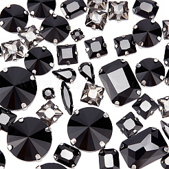 100 Stück 10 Stil Strass zum Aufnähen&nbsp;RGLA-PH0001-15