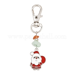 Décorations de pendentif en alliage d'émail de noël&nbsp;HJEW-JM04151
