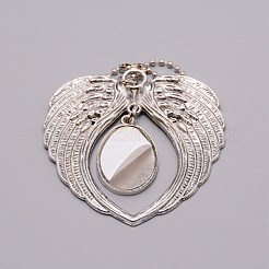 Legierung Anhänger Dekoration Cabochon Einstellungen&nbsp;AJEW-WH0251-45
