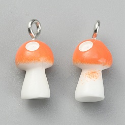 Pendentifs en résine opaque&nbsp;RESI-CJC0012-16E