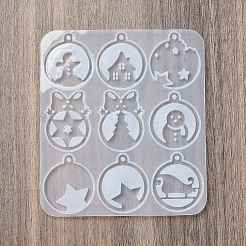Stampi in silicone per ciondoli serie natalizia&nbsp;SIL-B075-05A