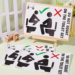 PVC-Schildaufkleber für öffentliche Toiletten&nbsp;AJEW-WH20006-102A