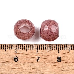 Natürliche Erdbeerquarz europäische Perlen&nbsp;G-T092-10mm-29
